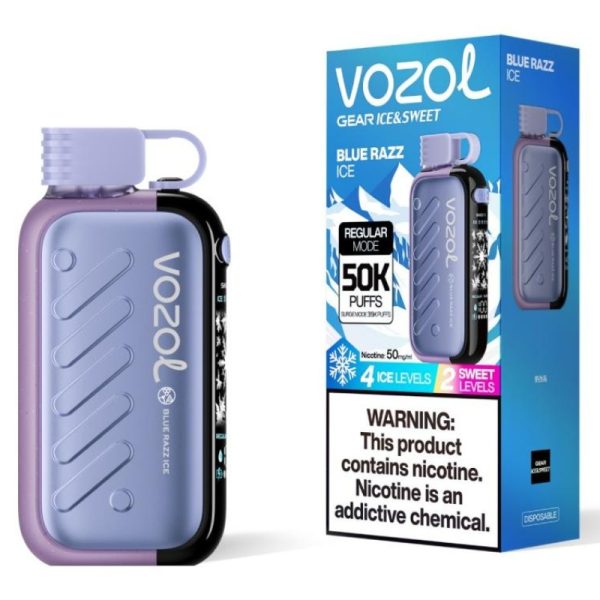 Vozol Gear Ice & Sweet 50000 Blue Razz Ice Smaak - Vozol Vape Nederland Vozol Gear Ice & Sweet 50000 Blue Razz Ice Smaak - Vozol Vape Nederland