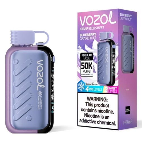 Vozol Gear Ice & Sweet 50000 Blueberry Grapefruit Smaak - Vozol Vape Nederland Vozol Gear Ice & Sweet 50000 Blueberry Grapefruit Smaak - Vozol Vape Nederland