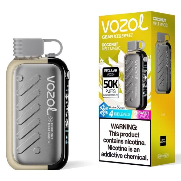 Vozol Gear 50k Coconut Melt Magic Smaak - Vozol Vape Nederland Vozol Gear 50k Coconut Melt Magic Smaak - Vozol Vape Nederland