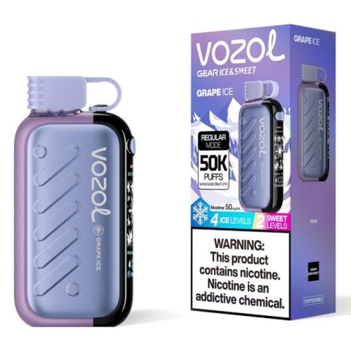 Vozol GEAR 50k Grape Ice Smaak - Vozol Vape Nederland Vozol GEAR 50k Grape Ice Smaak - Vozol Vape Nederland