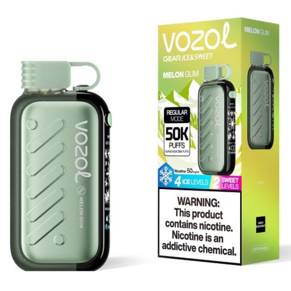 Vozol Gear Ice & Sweet 50k Melon Gum Smaak - Vozol Vape Nederland Vozol Gear Ice & Sweet 50k Melon Gum Smaak - Vozol Vape Nederland