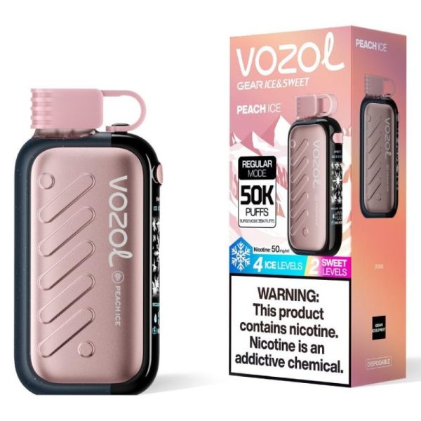 Vozol Gear 50000 Peach Ice Smaak - Vozol Vape Nederland Vozol Gear 50000 Peach Ice Smaak - Vozol Vape Nederland