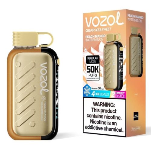 Vozol Gear Ice & Sweet 50k Peach Mango Watermelon Smaak - Vozol Vape Nederland Vozol Gear Ice & Sweet 50k Peach Mango Watermelon Smaak - Vozol Vape Nederland