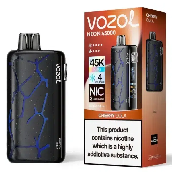 Vozol Neon 45000 Cherry Cola Smaak - Vozol Vape Nederland Vozol Neon 45000 Cherry Cola Smaak - Vozol Vape Nederland