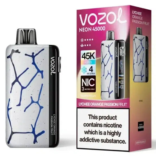 Vozol Neon Lychee Orange Passion Fruit Smaak - Vozol Vape Nederland Vozol Neon Lychee Orange Passion Fruit Smaak - Vozol Vape Nederland