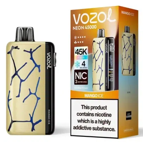 Vozol Neon 45000 Mango Ice Smaak - Vozol Vape Nederland Vozol Neon 45000 Mango Ice Smaak - Vozol Vape Nederland
