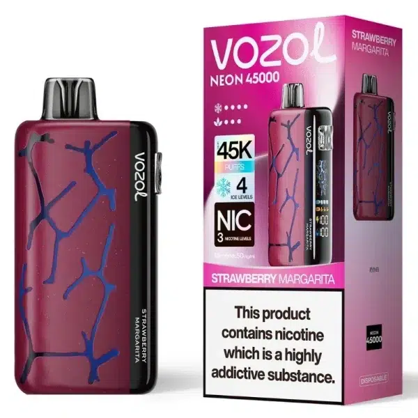 Vozol Neon 45K Strawberry Margarita Smaak - Vozol Vape Nederland Vozol Neon 45K Strawberry Margarita Smaak - Vozol Vape Nederland